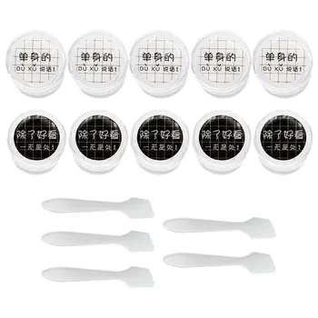 10Pcs/Set Cartoon Cosmetic Bottles Container Travel Portable Makeup Holder Box 1.6x3.7cm
10Pcs/Set Cartoon Cosmetic Bottles Container Travel Portable Makeup Holder Box 1.6x3.7cm