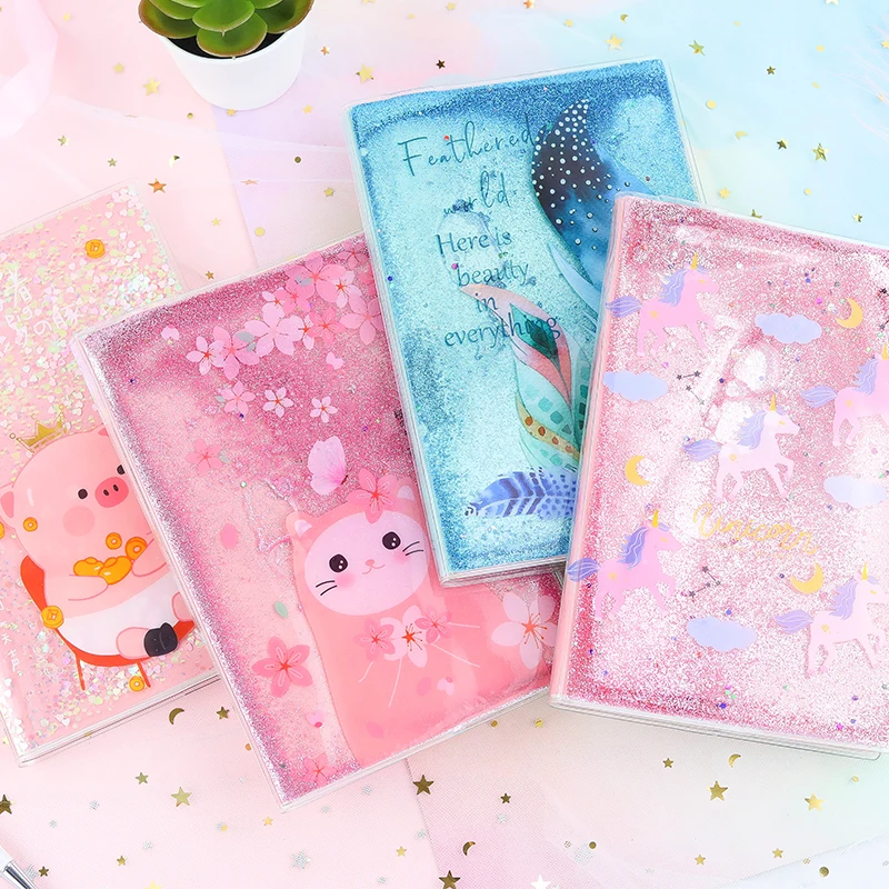 1 Pcs Kawaii PVC Unicorn Planner Book Liquid Quicksand Journal Pig Diary Study Notebook School Stationery Office Supplies
1 Pcs Kawaii PVC Unicorn Planner Book Liquid Quicksand Journal Pig Diary Study Notebook School Stationery Office Supplies