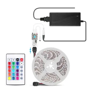 RGG Led Strip 5m 10m WIFI Control Waterproof Led Neon Light Plastic 2835 Dc12v 60 Leds / M Tape Controller Adapter 1 set
RGG Led Strip 5m 10m WIFI Control Waterproof Led Neon Light Plastic 2835 Dc12v 60 Leds / M Tape Controller Adapter 1 set