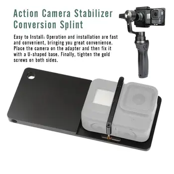 Stabilizer Splint For GoPro Hero8/7/6 Osmo2 SARGO Little Ant Conversion Splint Adapter Fixture Clip For Zhiyun Accessories
Stabilizer Splint For GoPro Hero8/7/6 Osmo2 SARGO Little Ant Conversion Splint Adapter Fixture Clip For Zhiyun Accessories
