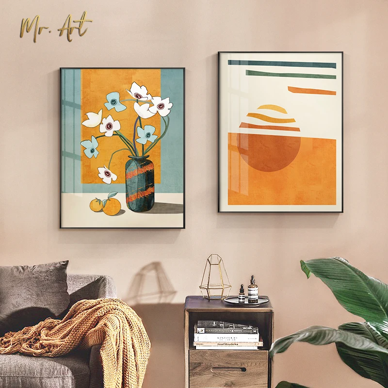 Literary Flowers Posters and Prints Nordic Orange Picture for Living Room Dining Room Modern Canvas Painting Wall Art Home Decor
Literary Flowers Posters and Prints Nordic Orange Picture for Living Room Dining Room Modern Canvas Painting Wall Art Home Decor