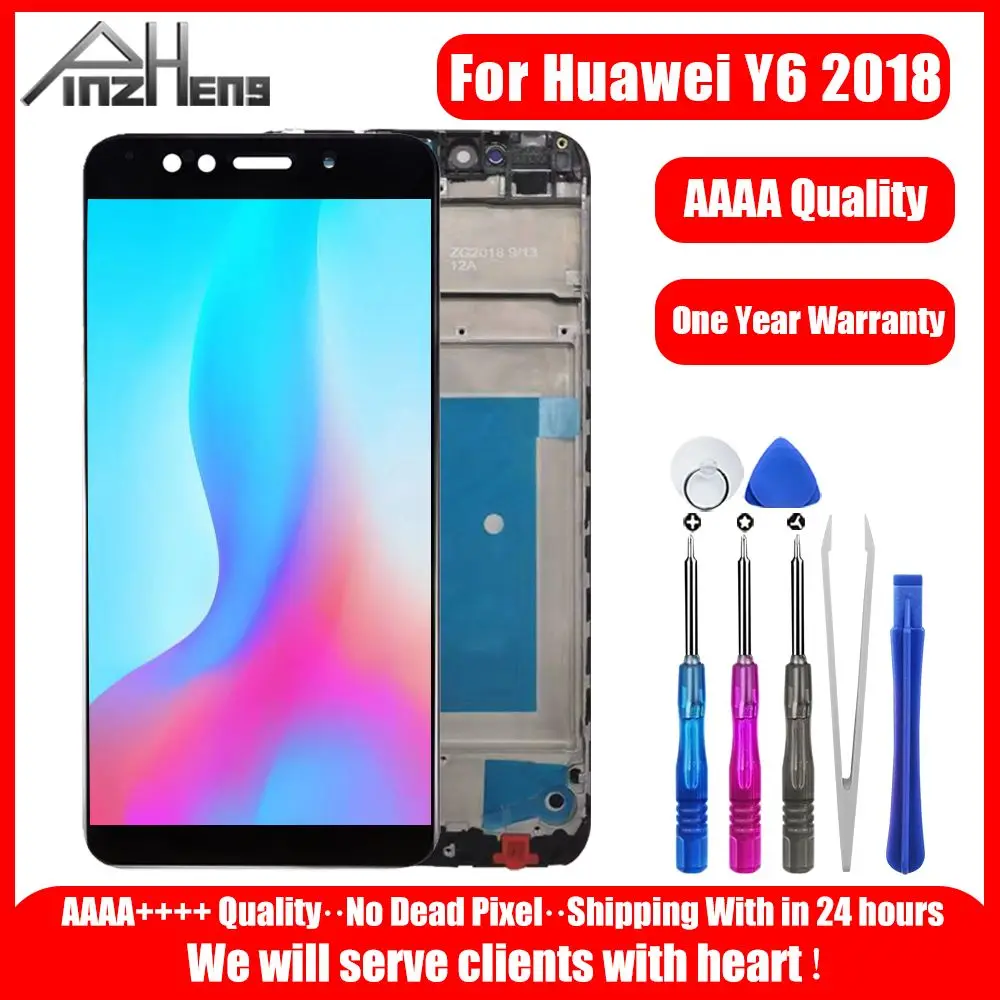 PINZHENG AAAA Original LCD For Huawei Y6 2018 Display Touch Screen Digitizer Replacement LCD For Huawei Y6 2018 LCDS Screen
PINZHENG AAAA Original LCD For Huawei Y6 2018 Display Touch Screen Digitizer Replacement LCD For Huawei Y6 2018 LCDS Screen