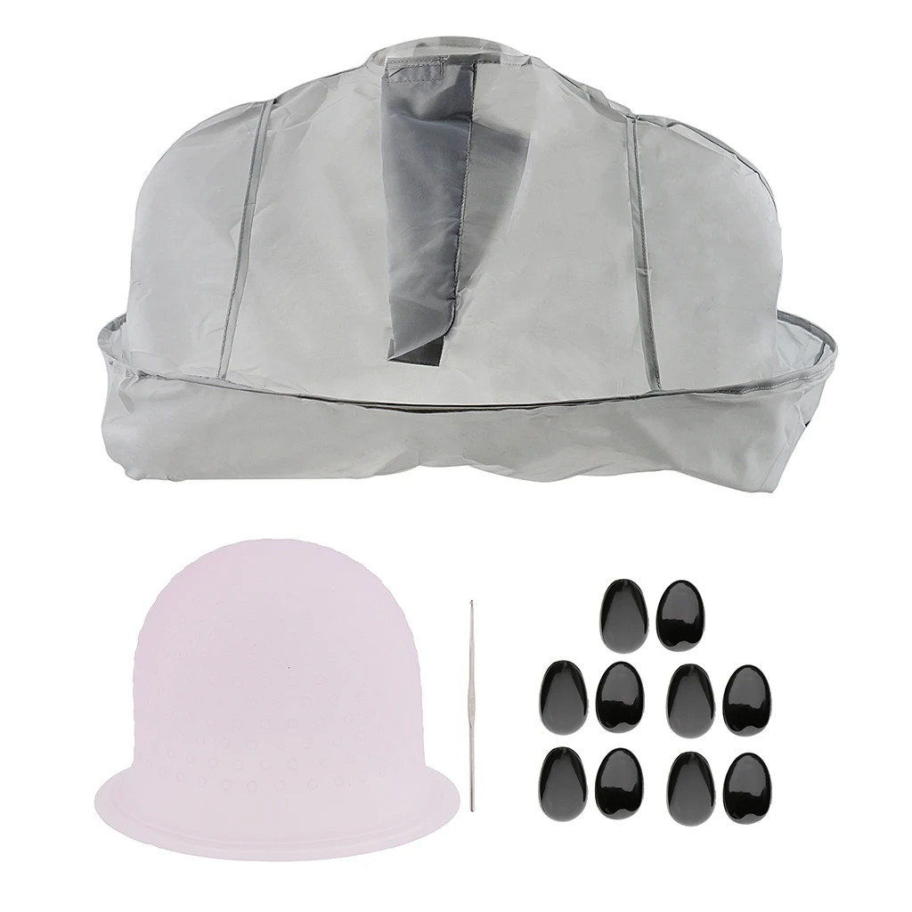 1Pcs Salon Haircutting Cape + 1Pcs Hair Dyeing Cap + 1Pcs Coloring Hook + 10Pcs Hair Perming Highlighting Black Ear Cover 1Pcs Salon Haircutting Cape + 1Pcs Hair Dyeing Cap + 1Pcs Coloring Hook + 10Pcs Hair Perming Highlighting Black Ear Cover