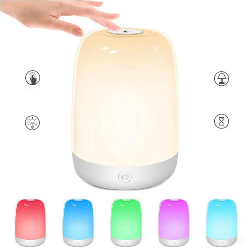 LED Touch Control Colorful night lights Dimmer Lamps Smart Bedside Lamp Color Change 1200mAh Battery Portable Bedside table lamp
LED Touch Control Colorful night lights Dimmer Lamps Smart Bedside Lamp Color Change 1200mAh Battery Portable Bedside table lamp