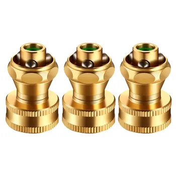 3 Pcs Brass Nozzle Durable Functional Practical Hose Nozzle Adjustable Twist Sprayer Power Nozzle for Outdoor Home
3 Pcs Brass Nozzle Durable Functional Practical Hose Nozzle Adjustable Twist Sprayer Power Nozzle for Outdoor Home