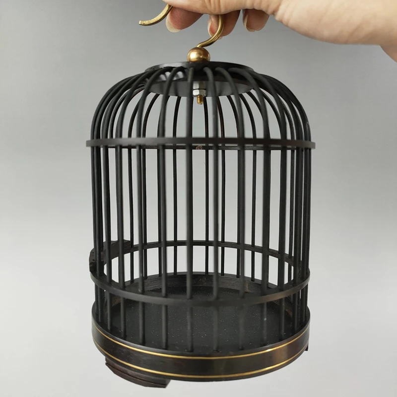 Elaborate Interesting Chinese Traditional Handicraft Collection Home Decoration Handmade Hardwood Ebony Cricket Small Cage
Elaborate Interesting Chinese Traditional Handicraft Collection Home Decoration Handmade Hardwood Ebony Cricket Small Cage