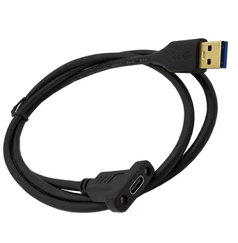 Gold Plated USB A to USB-C Adapter Cable, Type A 3.0 Male to Type C Female Data & Charging Converter for Laptop and PC 5Gbps 
Gold Plated USB A to USB-C Adapter Cable, Type A 3.0 Male to Type C Female Data & Charging Converter for Laptop and PC 5Gbps