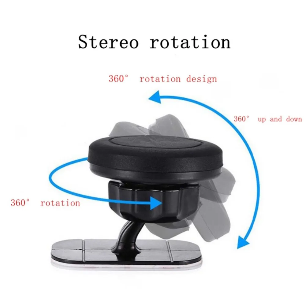 360 Degree Magnet Car Phone Holder Rotation Long Arm Windshield Mount Bracket Stand with Suction Cup adjustable holder | Мобильные