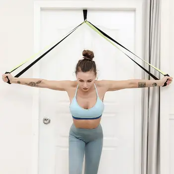 Fitness Yoga Strap with Door Buckle Exercise Stretching Belt Resistance Band 
Fitness Yoga Strap with Door Buckle Exercise Stretching Belt Resistance Band