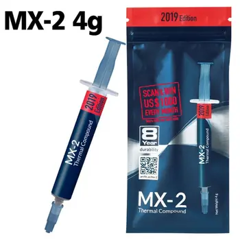 MX-2 4g PC Processor CPU GPU Cooler Cooling Fan Thermal Compound Grease Conductive Heatsink Plaster Thermal Paste
MX-2 4g PC Processor CPU GPU Cooler Cooling Fan Thermal Compound Grease Conductive Heatsink Plaster Thermal Paste