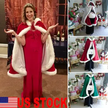 Women Velvet Cloak Cape with Hooded for Halloween Christmas Cosplay Costumes
Women Velvet Cloak Cape with Hooded for Halloween Christmas Cosplay Costumes