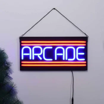 ARCADE LED Neon Sign Light Hanging Bar Party Store Visual Artwork Lamp Decor Home Bar Decoration Lighting Neon Lamp 110-220V
ARCADE LED Neon Sign Light Hanging Bar Party Store Visual Artwork Lamp Decor Home Bar Decoration Lighting Neon Lamp 110-220V