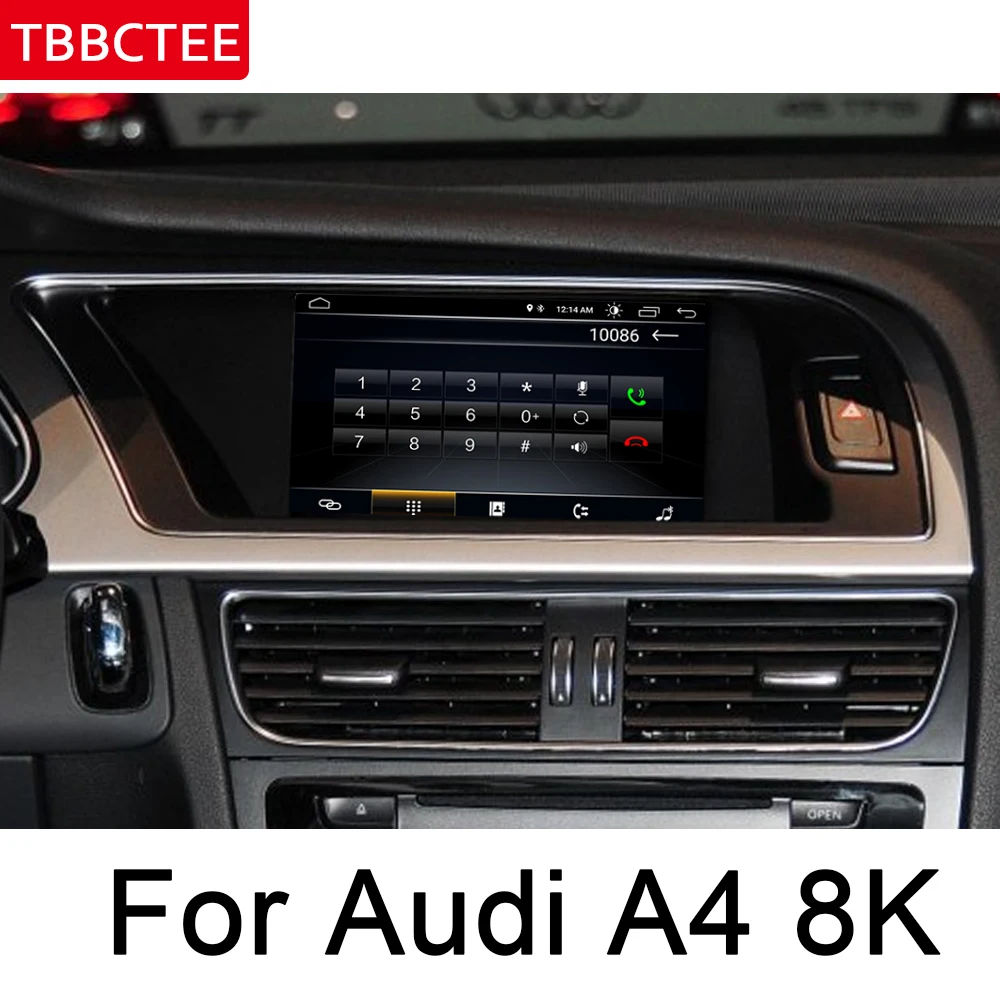 Для Audi A4 8K 2008 ~ 2016 MMI навигационный мультимедийный плеер ips Android автомобильный DVD gps
