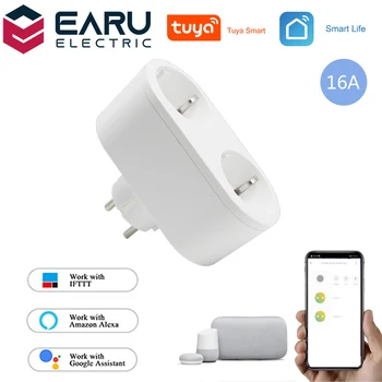 2 In 1 TUYA 16A EU Smart Wifi Power Plug Energy Monitor Timer Smart House Wifi Wireless Dual Socket Outlet Alexa Google Home
2 In 1 TUYA 16A EU Smart Wifi Power Plug Energy Monitor Timer Smart House Wifi Wireless Dual Socket Outlet Alexa Google Home
