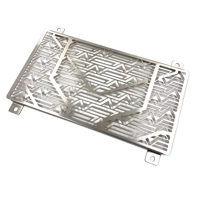 Motorbike Radiator Water Cooler Grille Guard Grill Cover Protector Steel Black For KAWASAKI Ninja 400 Z400 2018 2019 (3)
