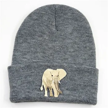 Cotton Elephant animals embroidery Thicken knitted hat winter warm hat Skullies cap beanie hat for kid men and women 286
Cotton Elephant animals embroidery Thicken knitted hat winter warm hat Skullies cap beanie hat for kid men and women 286