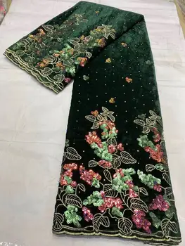 2020 velvet lace fabric high quality african french lace fabric with sequins african french lace for sewing
2020 velvet lace fabric high quality african french lace fabric with sequins african french lace for sewing