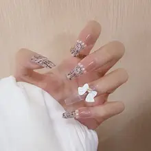 24pcs/Box French Ballerina Detachable Manicure Tool Artificial Fake Nails Coffin False Nails Wearable Nail Tips
24pcs/Box French Ballerina Detachable Manicure Tool Artificial Fake Nails Coffin False Nails Wearable Nail Tips