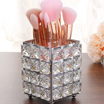 Hot Sale Metal Crystal Square Makeup Organizer Box Brush Sorting Storage Tube Sorting Jewelry Desktop Decorative Ornaments
Hot Sale Metal Crystal Square Makeup Organizer Box Brush Sorting Storage Tube Sorting Jewelry Desktop Decorative Ornaments