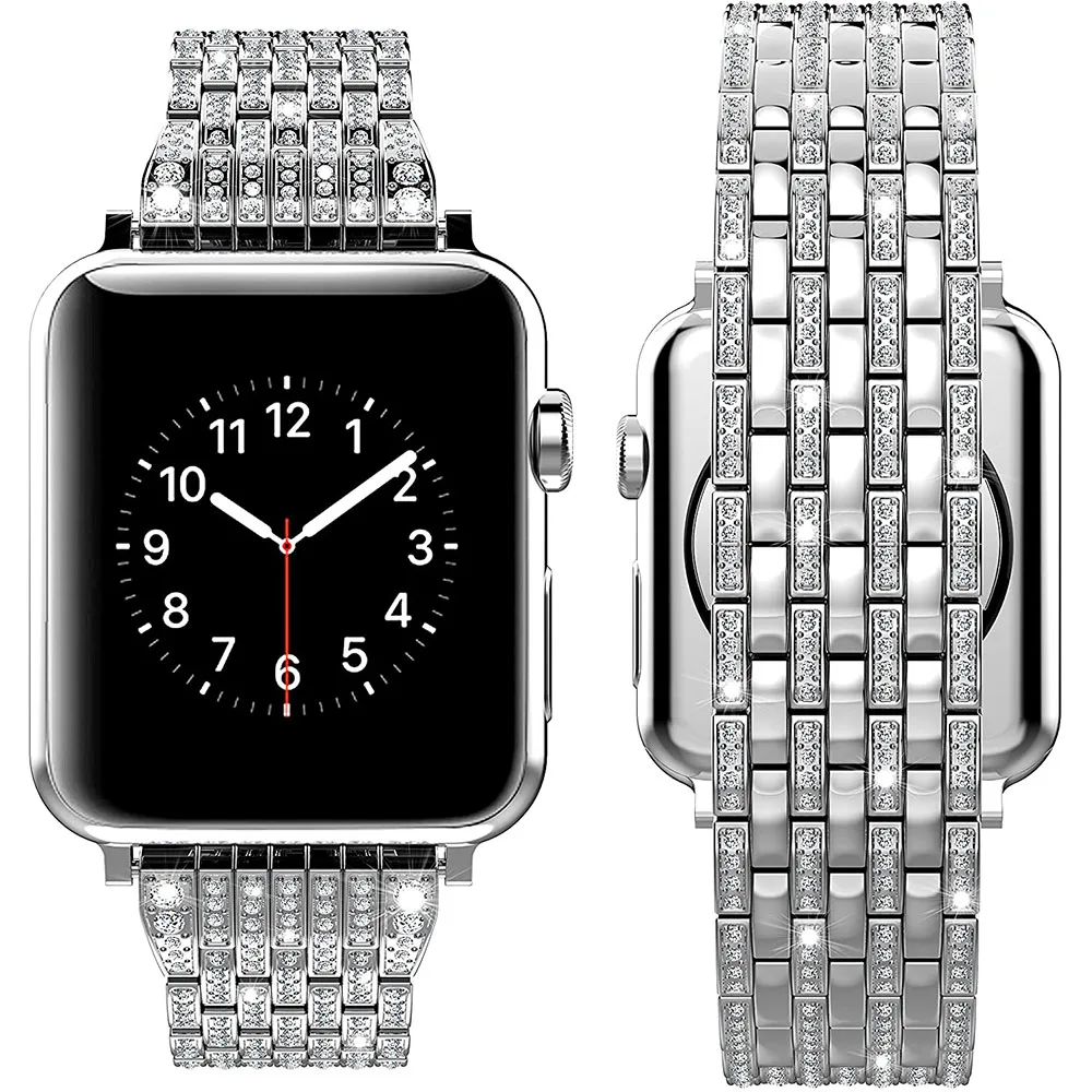 Stainless Steel Strap for Apple Watch Band 8 7 6 5 4 SE 49mm 41mm 45mm 44mm 40mm Diamond Bracelet iWatch Series 7 6 3 Wristbands
Stainless Steel Strap for Apple Watch Band 8 7 6 5 4 SE 49mm 41mm 45mm 44mm 40mm Diamond Bracelet iWatch Series 7 6 3 Wristbands