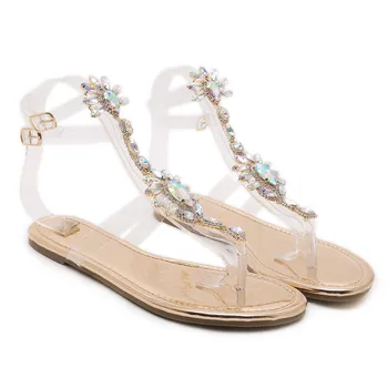 Brand Sandals Women Rhinestone Summer Shoes T-strap Wedges Slip On Shoes Woman Party WoMen Shoes Wedding Shoes
Brand Sandals Women Rhinestone Summer Shoes T-strap Wedges Slip On Shoes Woman Party WoMen Shoes Wedding Shoes