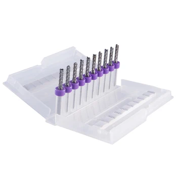 10Pcs Pcb Milling Cutter Fish Tail Milling Cutter Corn Milling Cutter Tungsten Carbide Mini End Mill Engraving Cnc
10Pcs Pcb Milling Cutter Fish Tail Milling Cutter Corn Milling Cutter Tungsten Carbide Mini End Mill Engraving Cnc