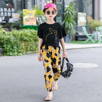 Clothes for Girls Rabbit Top + Geometrical Shorts 2PCS Set Costume for Girls Teenage 6 8 10 12 13 14 Year Kids Summer Clothes
Clothes for Girls Rabbit Top + Geometrical Shorts 2PCS Set Costume for Girls Teenage 6 8 10 12 13 14 Year Kids Summer Clothes