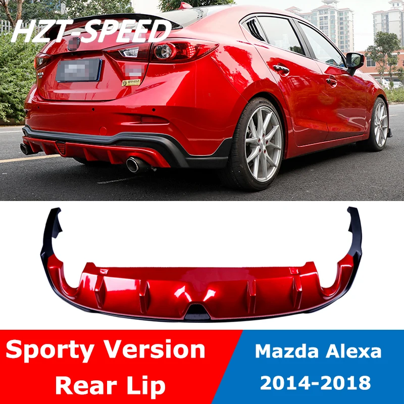 ABS Diffuser Bumpers Protector Rear Lip Rear Spoiler Body Kit Spoiler For Mazda Alexa Sporty 2014-2018 YOFER Modification
ABS Diffuser Bumpers Protector Rear Lip Rear Spoiler Body Kit Spoiler For Mazda Alexa Sporty 2014-2018 YOFER Modification