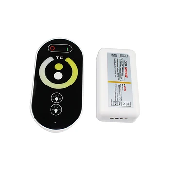 Color Temperature LED Controller Dimmer DC12V 24V 8A 2 Channel Wireless Touch RF Remote Controller for Cool Warm White LED Strip
Color Temperature LED Controller Dimmer DC12V 24V 8A 2 Channel Wireless Touch RF Remote Controller for Cool Warm White LED Strip