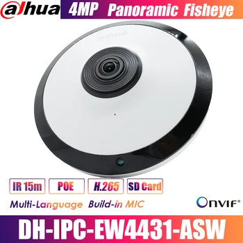 Dahua IPC-EW4431-ASW 4mp Fisheye IP Camera Panoramic H.265 built-in MIC SD card slot network camera original DH-IPC-EW4431-ASW
Dahua IPC-EW4431-ASW 4mp Fisheye IP Camera Panoramic H.265 built-in MIC SD card slot network camera original DH-IPC-EW4431-ASW