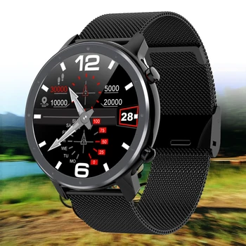 IP68 Waterproof Smart Watch Men Full Round Touch Screen ECG Heart Rate Blood Pressure Oxygen Weather Sport Smartwatch VS L9 DT78 
IP68 Waterproof Smart Watch Men Full Round Touch Screen ECG Heart Rate Blood Pressure Oxygen Weather Sport Smartwatch VS L9 DT78