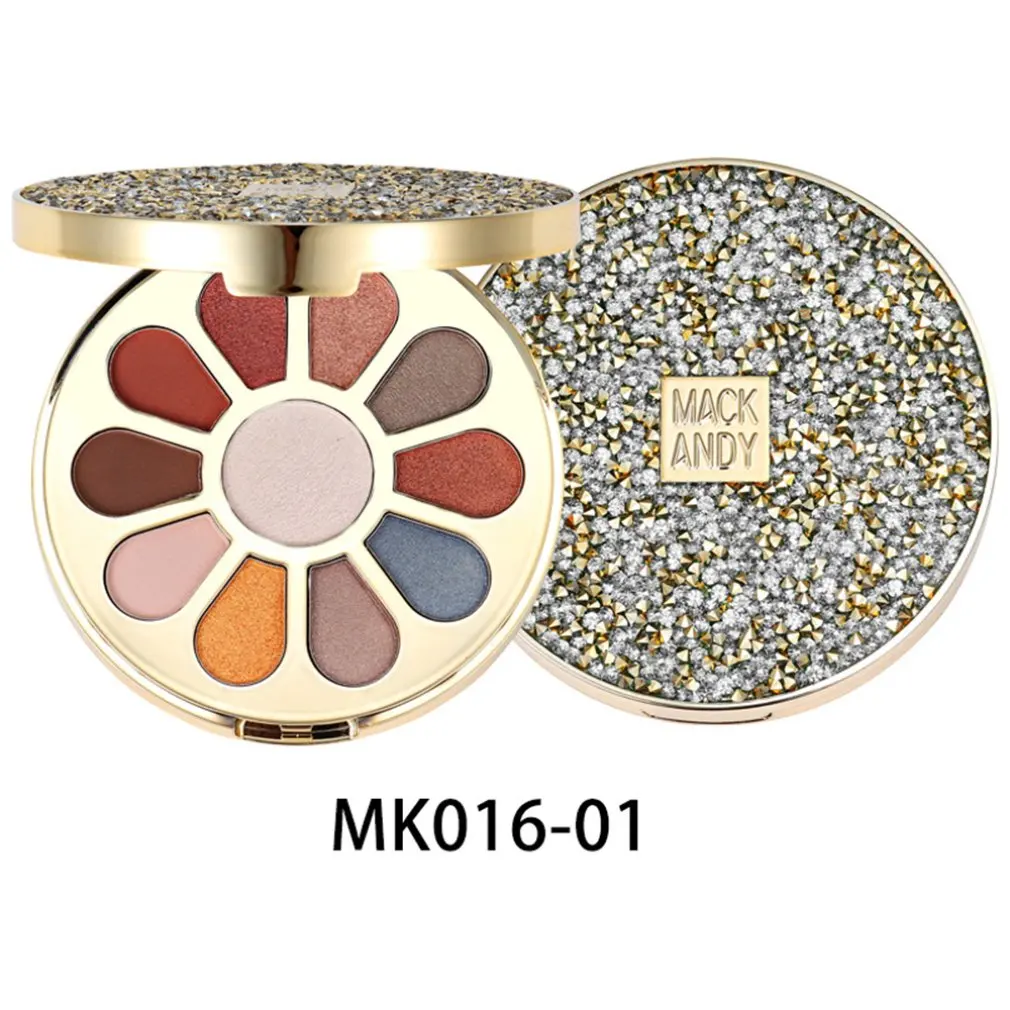 Makeup Marco Andy Shining Colorful Diamond Eyeshadow Student Net Red Shaking Matte Pearlescent Earth Color Eyeshadow Palette
Makeup Marco Andy Shining Colorful Diamond Eyeshadow Student Net Red Shaking Matte Pearlescent Earth Color Eyeshadow Palette