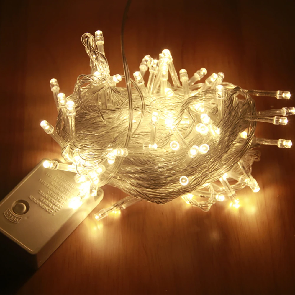 Sale 10M 100 LEDs string light 110V US Plug 9 colors Waterproof Connectable with Tail Plug Home Christmas Decoration Light D30
Sale 10M 100 LEDs string light 110V US Plug 9 colors Waterproof Connectable with Tail Plug Home Christmas Decoration Light D30