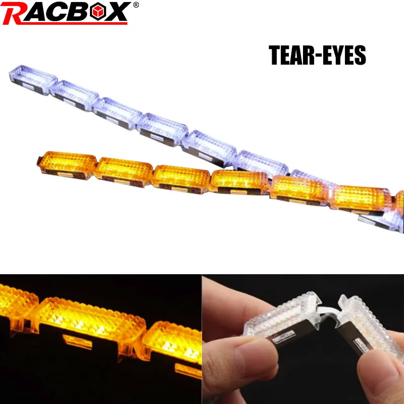 Universal Car LED Headlight Flexible light Strip Self-checking Tearful Eye Flowing Yellow Signal Switchback Lamp white DRL
Universal Car LED Headlight Flexible light Strip Self-checking Tearful Eye Flowing Yellow Signal Switchback Lamp white DRL