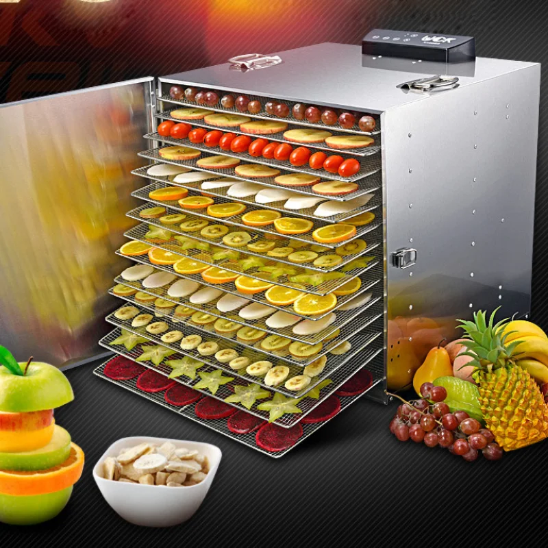 Food Fruit Dryer Stainless Steel Dehydration 15-storey Large-capacity Intelligent Mute Food Grade Timing Temperature Control
Food Fruit Dryer Stainless Steel Dehydration 15-storey Large-capacity Intelligent Mute Food Grade Timing Temperature Control