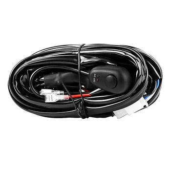 LED Light Bar Wiring Harness Kit 12V 40A on Off Switch Power Relay Blade Fuse for Off Road Lights LED Work Light
LED Light Bar Wiring Harness Kit 12V 40A on Off Switch Power Relay Blade Fuse for Off Road Lights LED Work Light