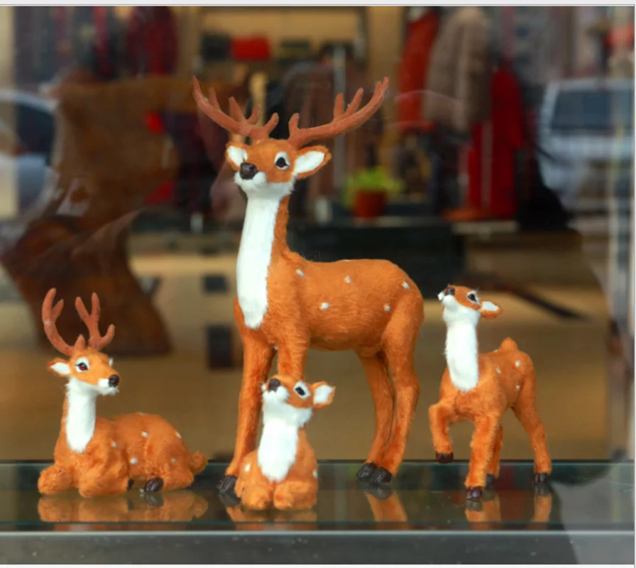 a set Simulation Elk Sika deer Goat model cute Handicrafts Creative Customize Dolls Decorations for Home Toy Birthday Party Gift
a set Simulation Elk Sika deer Goat model cute Handicrafts Creative Customize Dolls Decorations for Home Toy Birthday Party Gift