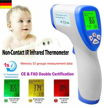 LCD Infrarot Stirn Körper Thermometer Kontaktloses Fieber Messung Körperpflege 
LCD Infrarot Stirn Körper Thermometer Kontaktloses Fieber Messung Körperpflege