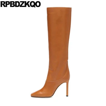 long wide calf 12 44 13 45 chunky high heel luxury brand shoes women boots big size knee crossdresser brown tall square toe
long wide calf 12 44 13 45 chunky high heel luxury brand shoes women boots big size knee crossdresser brown tall square toe