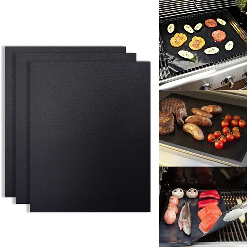 BBQ Grill Mat Non-Stick Cooking Mats Pads Reusable Barbecue Baking Mat for Electric Grill Gas Charcoal BBQ Roaster Kitchen Tools
BBQ Grill Mat Non-Stick Cooking Mats Pads Reusable Barbecue Baking Mat for Electric Grill Gas Charcoal BBQ Roaster Kitchen Tools