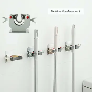 Multifunctional Storage Mop Hook Wall Mounted Mop Clip Broom Hooks Holder Free shipping Multi-Purpose Hooks 
Multifunctional Storage Mop Hook Wall Mounted Mop Clip Broom Hooks Holder Free shipping Multi-Purpose Hooks