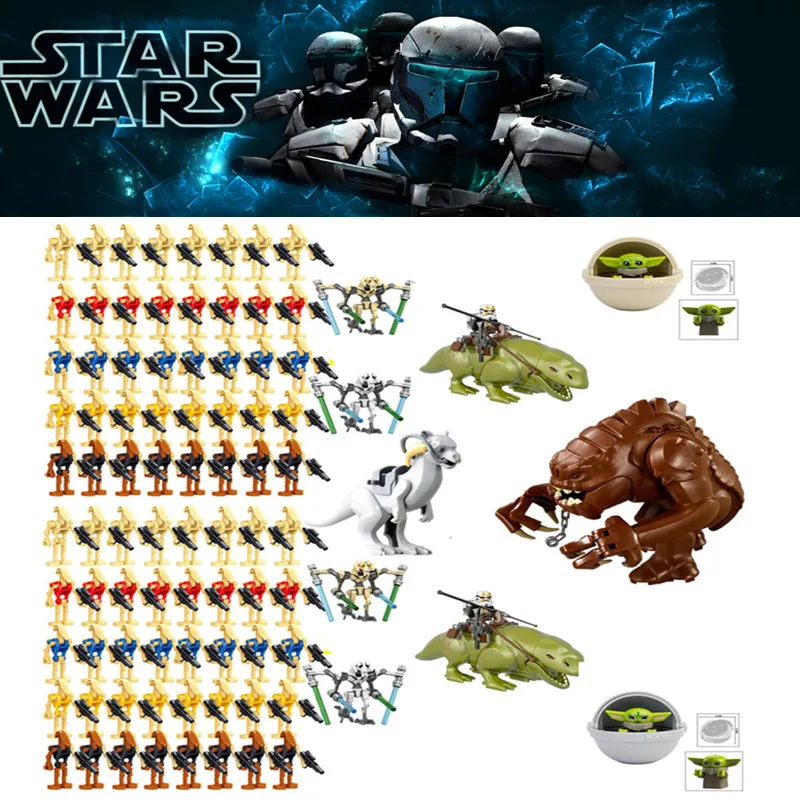 Bricks Star Wars Figures Sets Clone Trooper Figuras Darth Maul General Jaba Grievous Vader Luke Blocks Mandalorian Figurine Toys
Bricks Star Wars Figures Sets Clone Trooper Figuras Darth Maul General Jaba Grievous Vader Luke Blocks Mandalorian Figurine Toys
