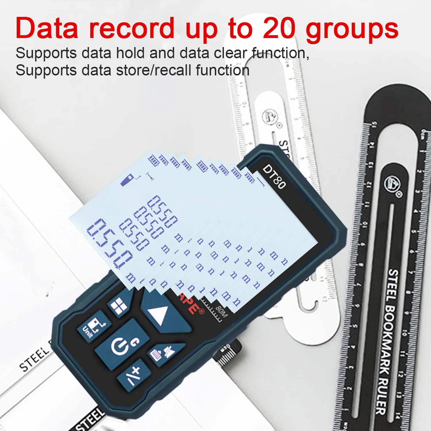 2.0 Inch LCD Display Laser Rangefinder Tool Laser Distance Measurer Meter Height Measurement Instrument Laser Distance Measurer
2.0 Inch LCD Display Laser Rangefinder Tool Laser Distance Measurer Meter Height Measurement Instrument Laser Distance Measurer