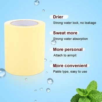1 Roll Armpits Sweat Pads for Underarm Gasket From Sweat Absorbing Pads Disposable Anti Sweat Stickers Clothes Deodorant
1 Roll Armpits Sweat Pads for Underarm Gasket From Sweat Absorbing Pads Disposable Anti Sweat Stickers Clothes Deodorant