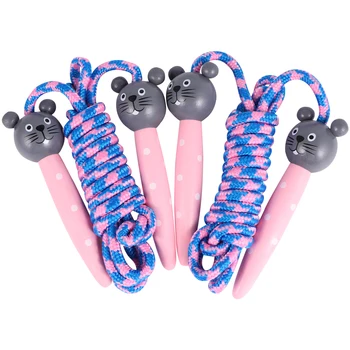 2 Pcs Flexible Cartoon Wooden Handle Home Exercising Equipment Skipping Rope Jumping Rope for Kids Children Adults
2 Pcs Flexible Cartoon Wooden Handle Home Exercising Equipment Skipping Rope Jumping Rope for Kids Children Adults