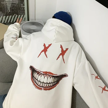 2019 Autumn New Trend Korean Version LooseShoulder Sleeve Hooded Pattern Personality Casual Student Pullover
2019 Autumn New Trend Korean Version LooseShoulder Sleeve Hooded Pattern Personality Casual Student Pullover