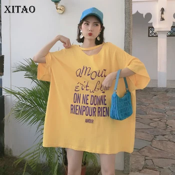 XITAO Letter Plus Size T Shirt Fashion New Women Hole 2020 Summer Plus Size Pattern Thin Small Fresh Casual Style Tee DMY4640
XITAO Letter Plus Size T Shirt Fashion New Women Hole 2020 Summer Plus Size Pattern Thin Small Fresh Casual Style Tee DMY4640