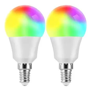 VV6-S Cellphone WiFi Voice Control RGB Energy Saving Dimming LED Bulbs Multicolor Smart Light Bulbs 6W E14 lamps for Smart Home
VV6-S Cellphone WiFi Voice Control RGB Energy Saving Dimming LED Bulbs Multicolor Smart Light Bulbs 6W E14 lamps for Smart Home