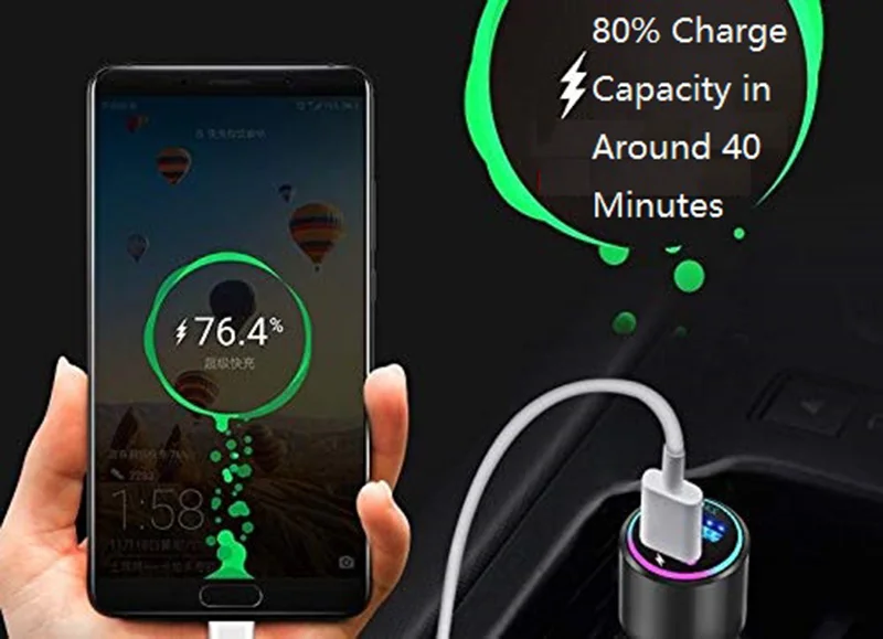 oneplus 6 6t dash charger fast charge car charger