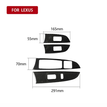 Door Window panel trim 4pcs Carbon Fiber Switch Button For LEXUS IS250/300/350 2006-2012 Decoration
Door Window panel trim 4pcs Carbon Fiber Switch Button For LEXUS IS250/300/350 2006-2012 Decoration